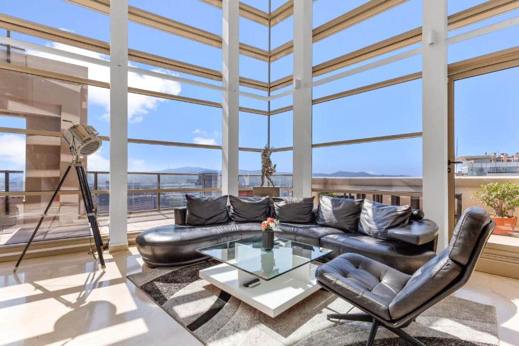 luxury penthouse duplex barcelona spain 1
